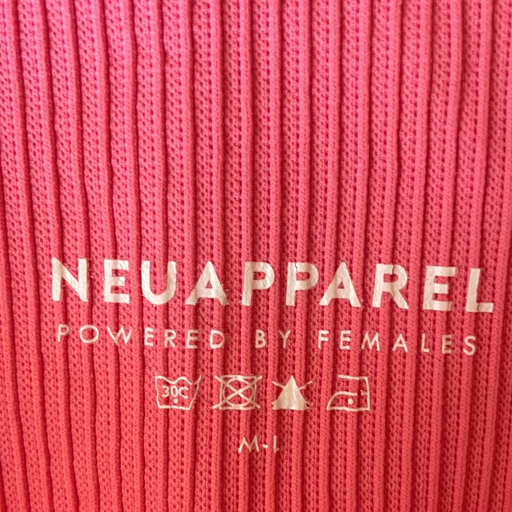 Pink Ribbed Two-Piece Activewear Set - Picture 2 of 3